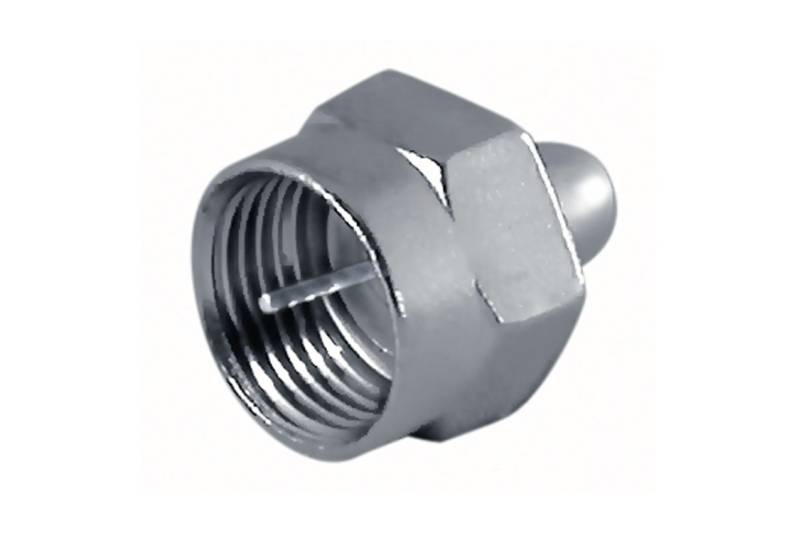 Resistencia de carga macho, conector F. 75 Ohms.