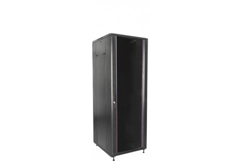 Rack de suelo 19", 42U, F800 / AN800 / AL2055mm. Con accesorios. Montado