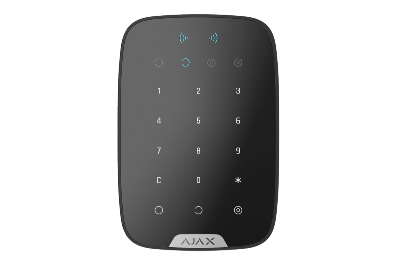 Teclado inalámbrico con lector RFID para central Ajax