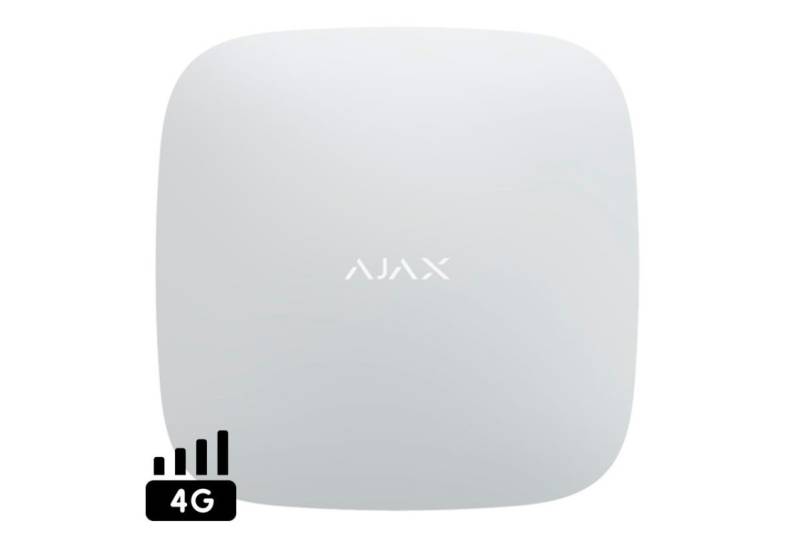 Central alarma AJAX grado 2. Comunicación Ethernet y dual SIM 4G.