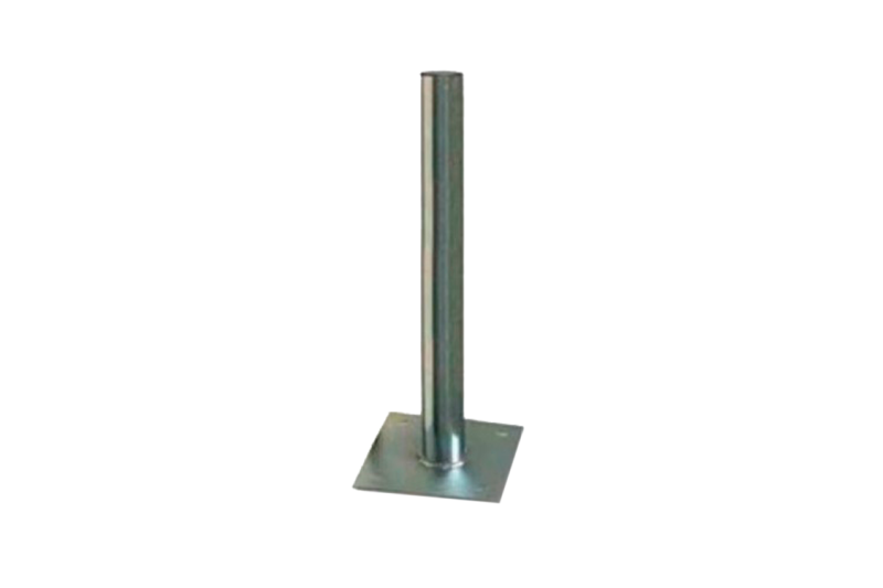 Soporte de suelo para antenas de 125cm,850x60mm, placa 250x250mm