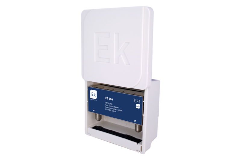 Filtro de Rechazo LTE2 C48. Exterior (mástil), 22dB. Conectores F