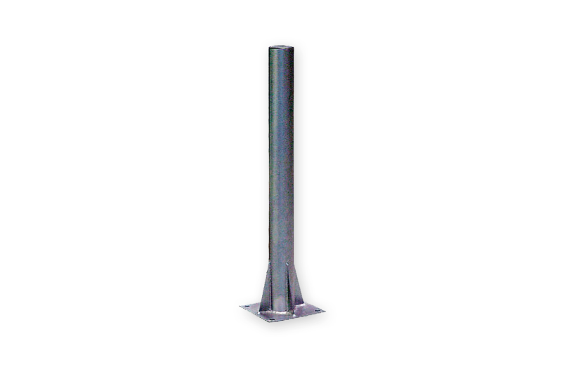 Soporte de suelo Reforzado para antenas de 135cms. 850x70mm, placa 250x250mm