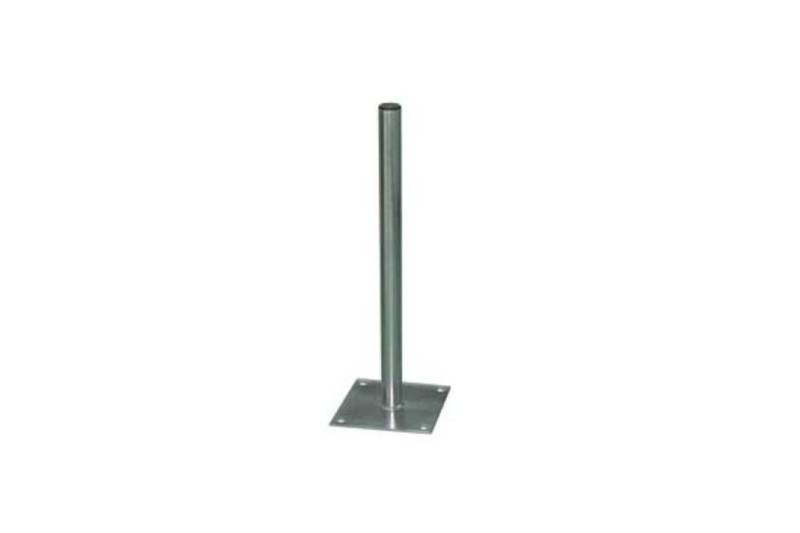 Soporte de suelo para antenas de 110cm,750x50mm, placa 250x250mm