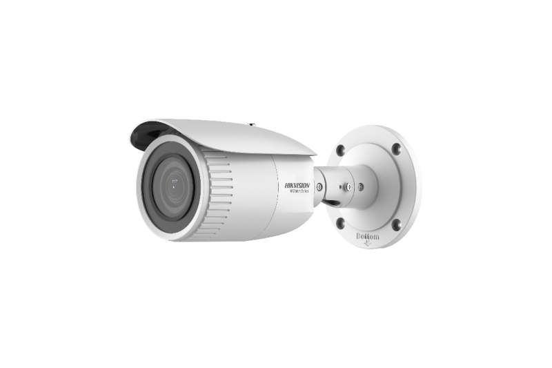 Cámara IP bullet, 4MPx, IR 50mts, 2.8-12mm, H.265+, Motion Detection 2.0,  PoE802.3af.  IP67