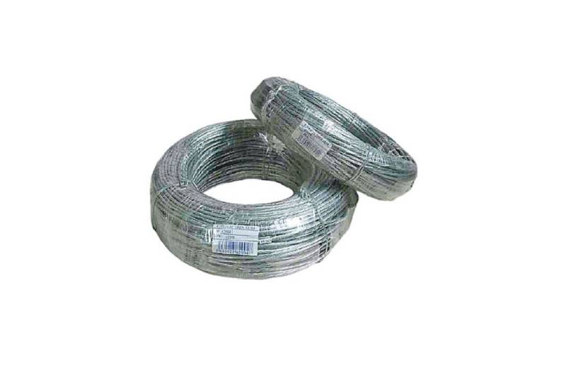 Cable de vientos de acero trenzado, 6 mm, rollos de 100 metros