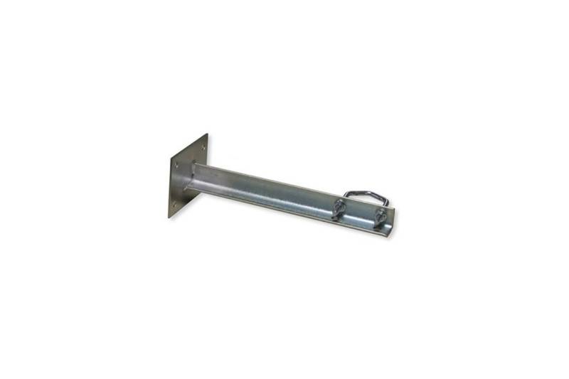 Garra muro 30 cms, placa 90x120mm, para mástiles de 20-50mm