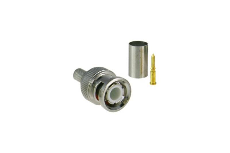 Conector BNC macho para crimpar RG59