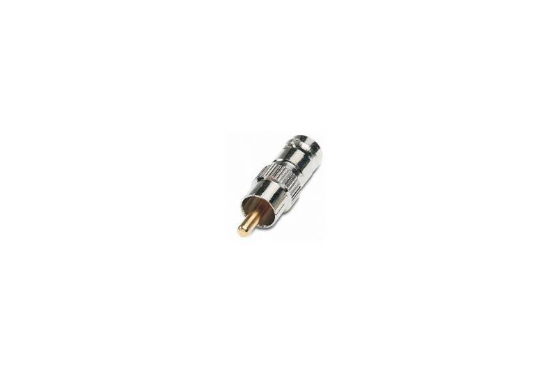 Adaptador BNC hembra a RCA macho metal