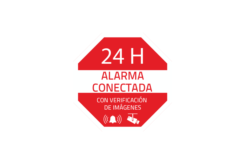 Pegatina ALARMA 24H