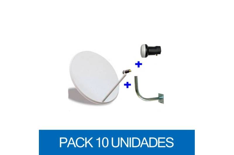 Kit antena satelite  K60C10 + LNB SCH500 + 53034 Precio por unidad En embalaje de 10 unidades