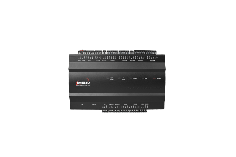 Controladora 2 puertas para 4 lectores biométricos o proximidad. InBio 260