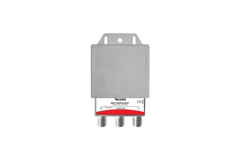 Mezclador RF/SAT, con conector F de Exterior