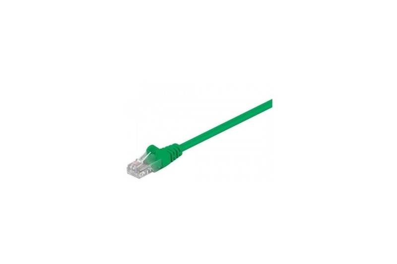 Latiguillo Cat 5e UTP 0,25mts, color verde