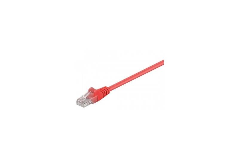 Latiguillo Cat 5e UTP 0,25mts, color rojo