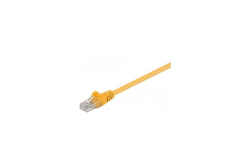 Latiguillo Cat 5e UTP 1mt, color amarillo